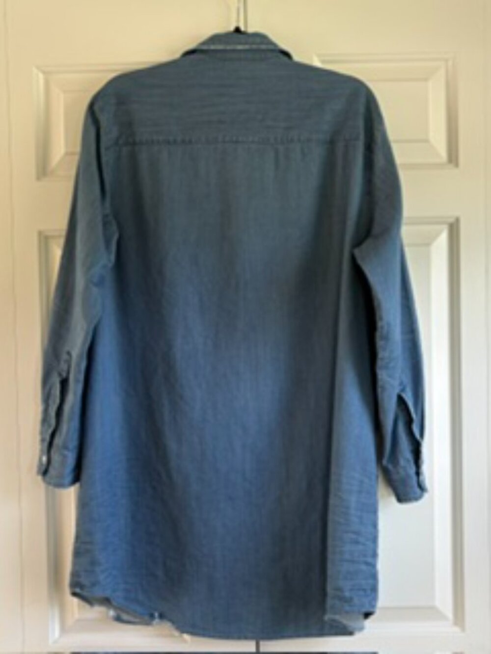 NWOT Frank & Eileen Blue Denim Button Down Mary Dress - Medium - Picture 5 of 13